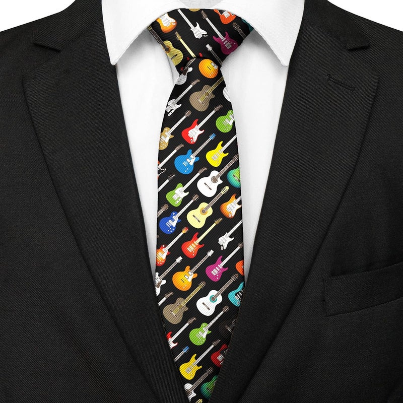 Guhothli Mens Funny Neckties Fashion Neck Ties Formal Party Novetly Tie for Men - Image 2